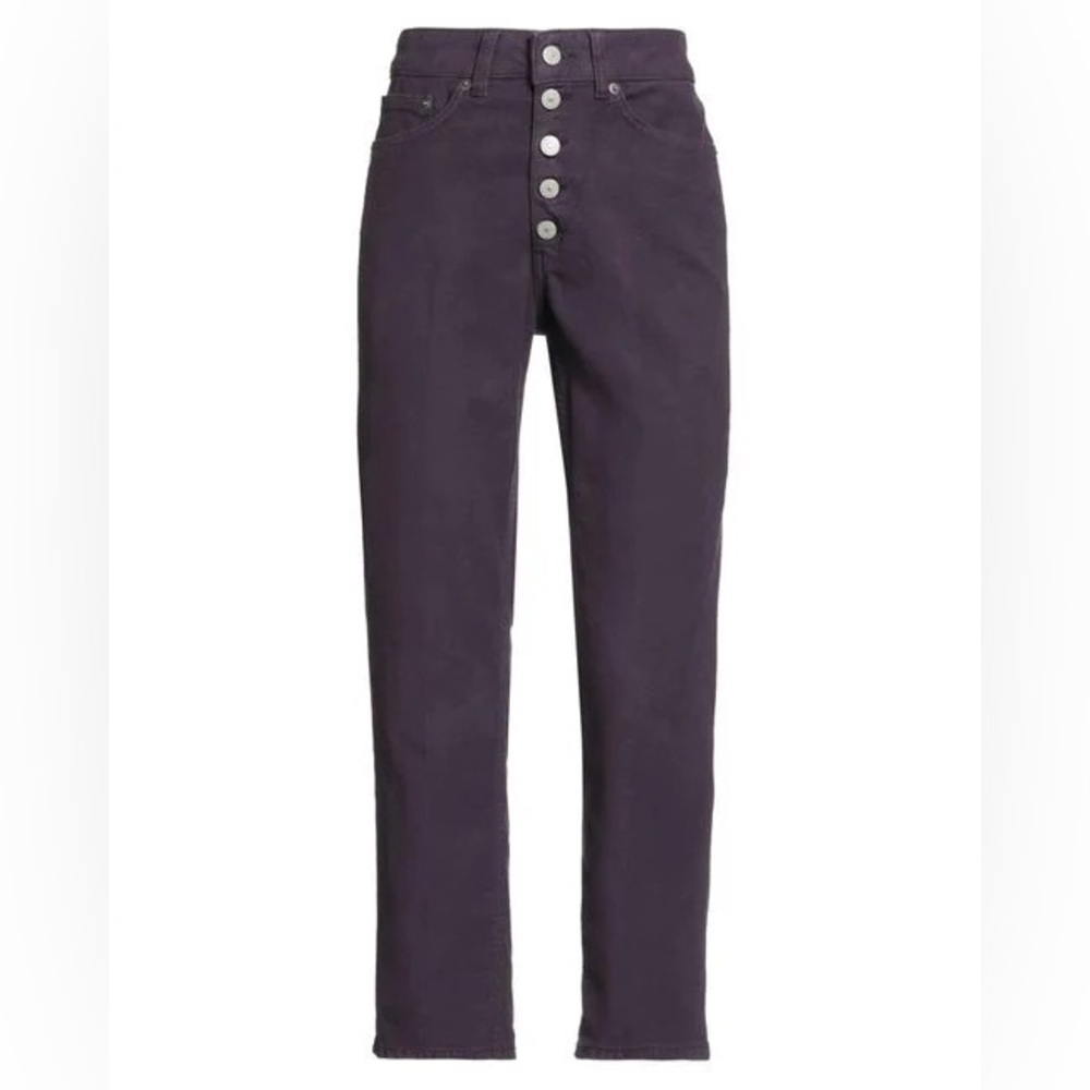Express  Modern Straight High-Waisted Jeans